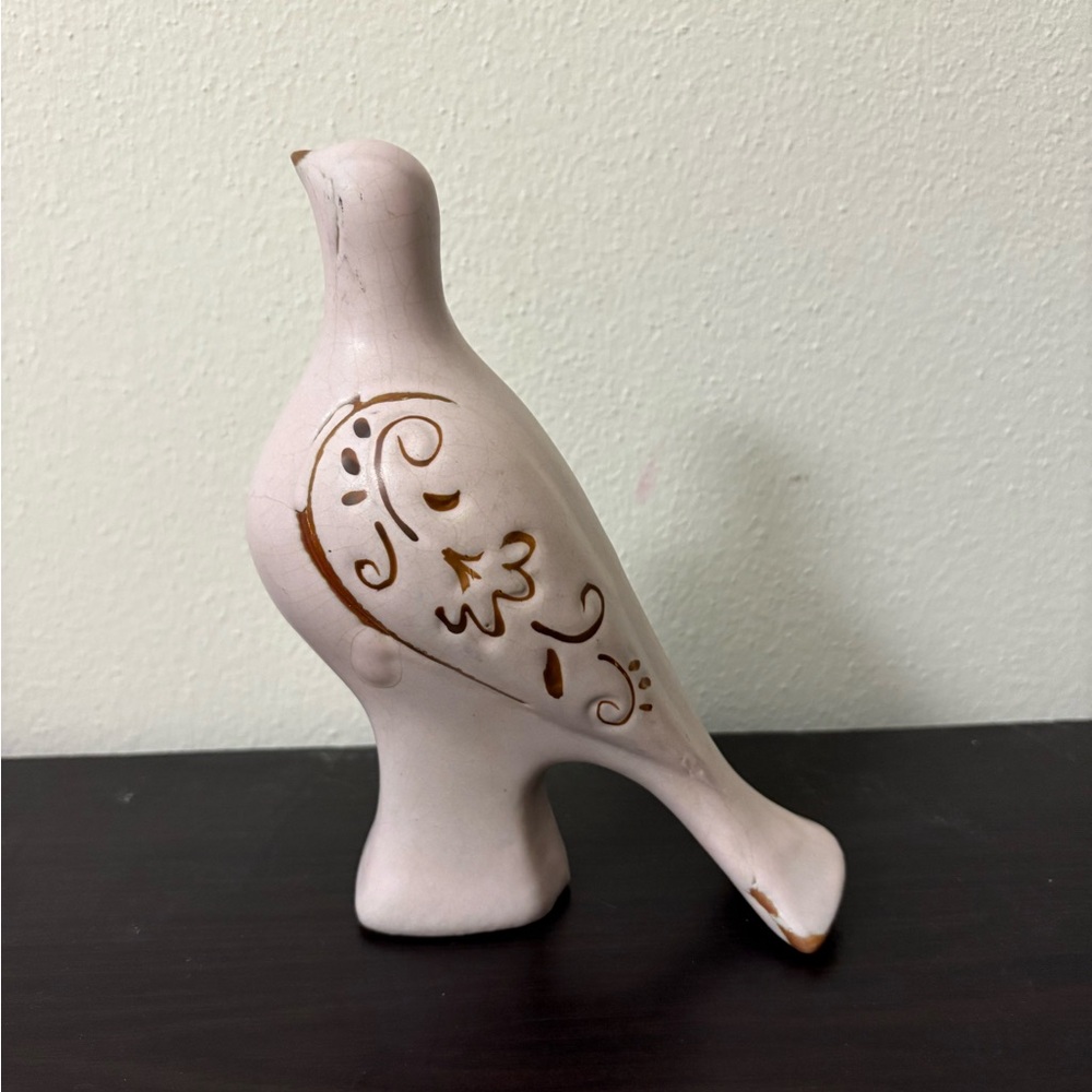 Vintage Ceramic light pink Dove